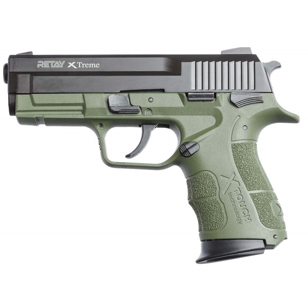 Пістолет стартовий Retay XTreme кал. 9 мм. Колір - olive. - 3566629