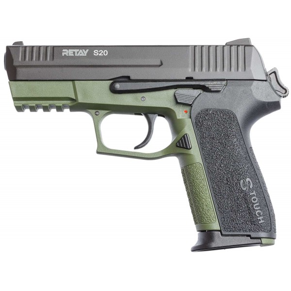 Пистолет стартовый Retay S20 кал. 9 мм. Цвет - olive. - 11950822