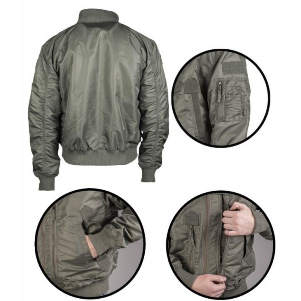 Бомбер летный олива МИЛ ТЕК Германия - 3565332 Бомбер летный олива МИЛ ТЕК Германия - 3565332