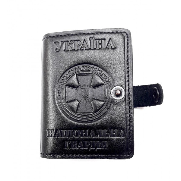 Обложка Национальной Гвардии (под жетон + удост.) комбинированная - 3569098 Обложка Национальной Гвардии (под жетон + удост.) комбинированная - 3569098