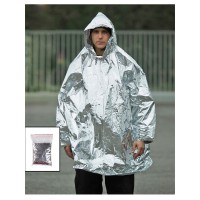 Накидка-пончо термо Silver Survival Mil-Tec Німеччина Срібна