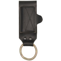 Чохол поясний шкіряний для кийки з металевим кільцем 17 см