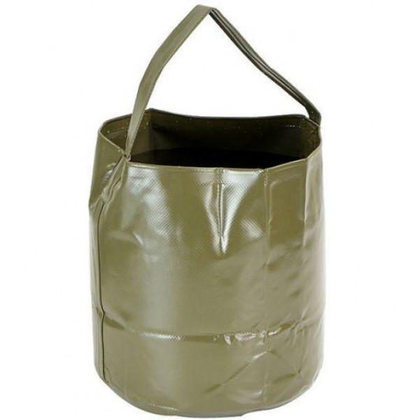 Відро туристичне складне ПВХ 10 літрів олива МИЛ ТЕК Німеччина - 3569089