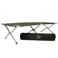 Кровать складная алюминиевая US Style (190х65 см) с чехлом Mil-Tec Олива