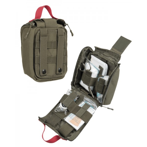 Аптечка тактическая 25 предметов IFAK олива МИЛ ТЕК Германия - 3565984
