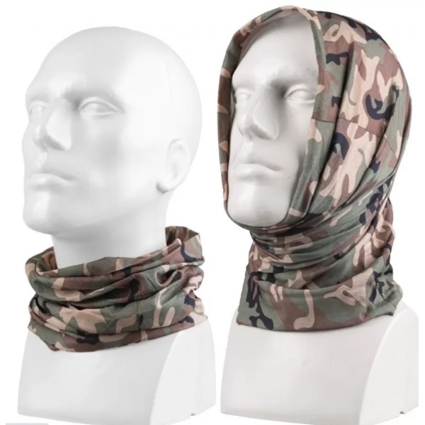 Мультифункциональный шарф-труба woodland Mil-tec Германия - 2588029 Мультифункциональный шарф-труба woodland Mil-tec Германия - 2588029