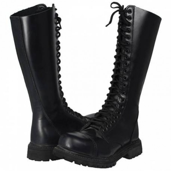 Ботинки кожаные 20 дырок INVADER черные МИЛТЕК Германия - 3569190 Ботинки кожаные 20 дырок INVADER черные МИЛТЕК Германия - 3569190