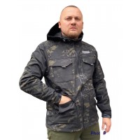 Куртка Soft Shell мілітарі м65 Pancer темний мультикам