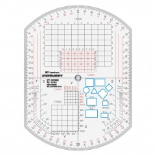 Лінійка АК-3 (Артилерійський круг) 159x215 (mm)