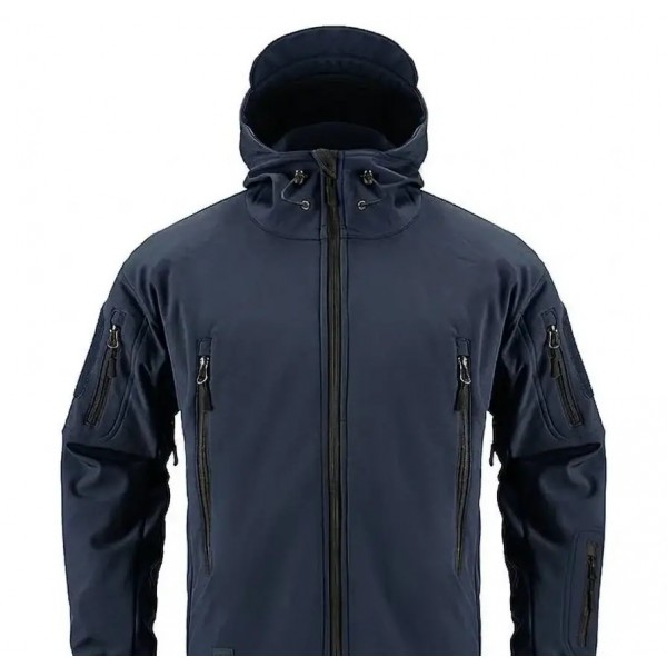 Куртка Soft Shell Китай Темно-синя - 3598104