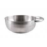 Миска туристическая нержавеющая сталь Stainless Steel Bowl 16х7,5см Mil-Tec Германия
