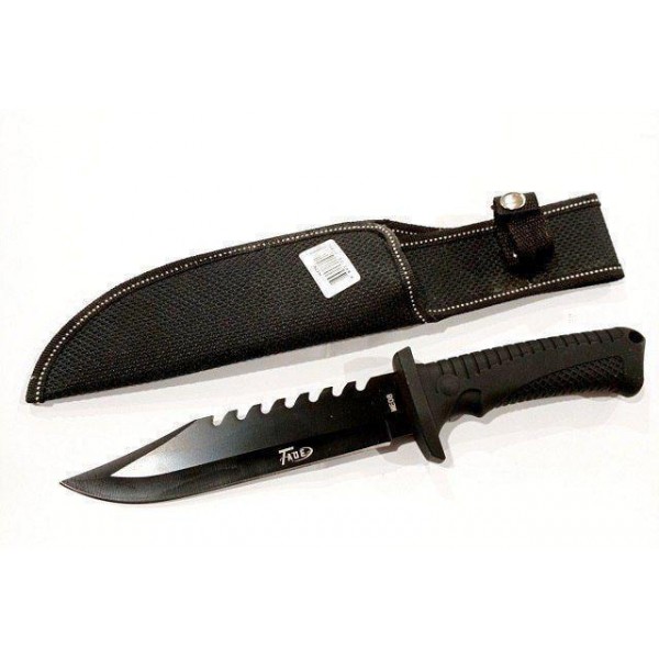 Ніж тактичний мисливський туристичний Taue ME03 в чохлі Black - 3599244