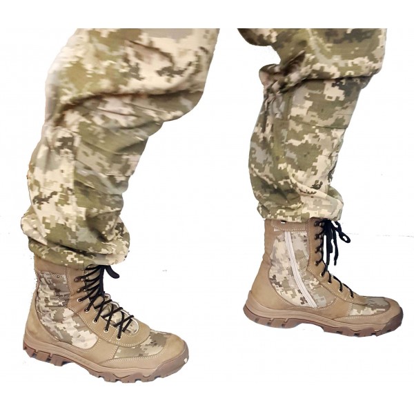 Тактические берцы нубук ВСУ с молнией зима - 3505759 Тактические берцы нубук ВСУ с молнией зима - 3505759