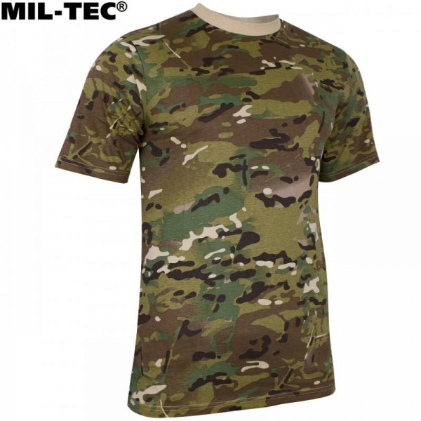 Футболка тактична камуфляжна мультикам МИЛ ТЕК Німеччина - 3568654 Футболка тактична камуфляжна мультикам МИЛ ТЕК Німеччина - 3568654