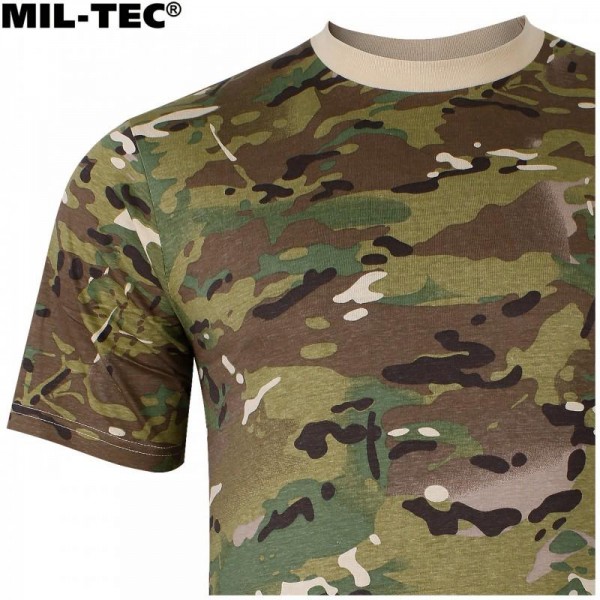 Футболка тактична камуфляжна мультикам МИЛ ТЕК Німеччина - 3568654 Футболка тактична камуфляжна мультикам МИЛ ТЕК Німеччина - 3568654