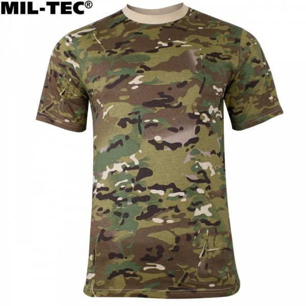 Футболка тактична камуфляжна мультикам МИЛ ТЕК Німеччина - 3568654 Футболка тактична камуфляжна мультикам МИЛ ТЕК Німеччина - 3568654