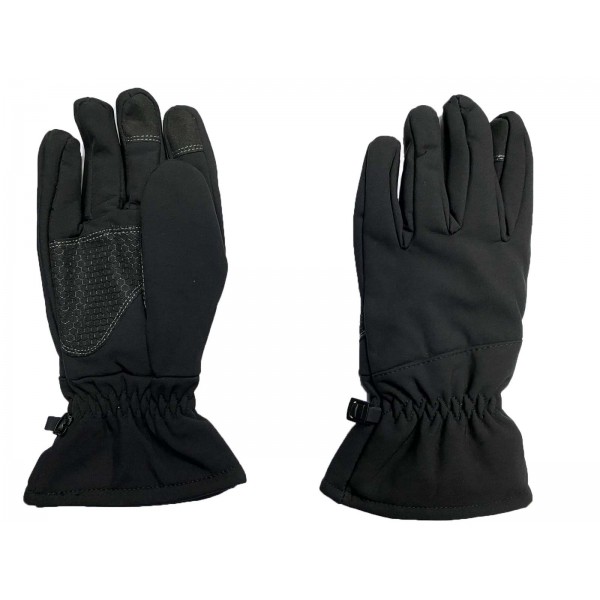 Рукавички Soft Shell сенсорні зимові Pancer чорні - 3565782