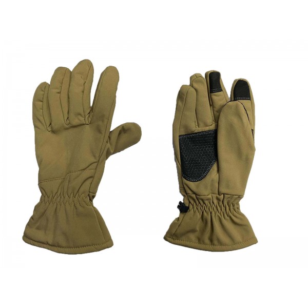 Рукавички Soft Shell сенсорні зимові Pancer койот - 3565780