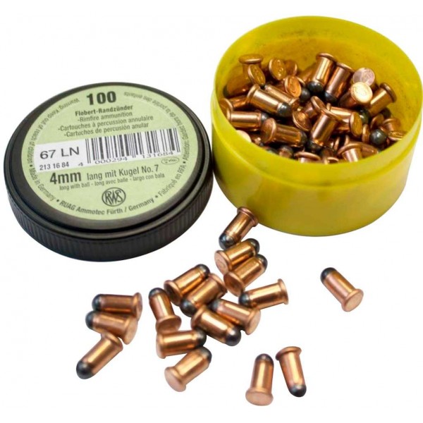 Патроны под патрон флобера Dynamit Nobel (Германия, 100 шт в пачке) - 2590566