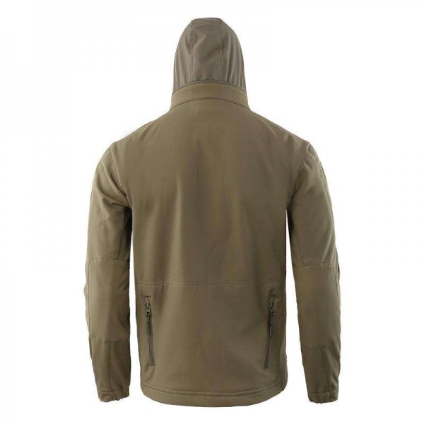 Куртка Soft Shell олива ховає капюшон ESDY - 3555699