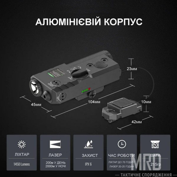Лазерный модуль DreadHorn TF-9046 Green Laser - 3598993 Лазерный модуль DreadHorn TF-9046 Green Laser - 3598993