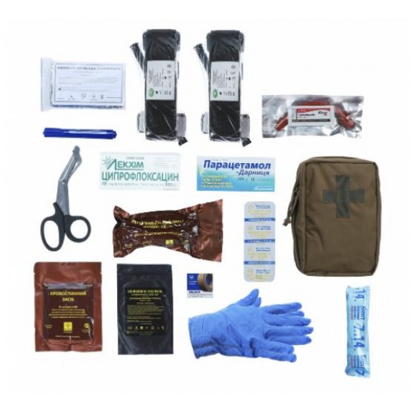Аптечка медицинская общевойсковая индивидуальная АМЗИ - 3565627 Аптечка медицинская общевойсковая индивидуальная АМЗИ - 3565627