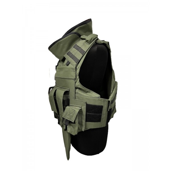 Чохол бронежилету Оліва. Шия. Пах. Бока по 1 кл + 6 кл плити - 3572082 Чохол бронежилету Оліва. Шия. Пах. Бока по 1 кл + 6 кл плити - 3572082