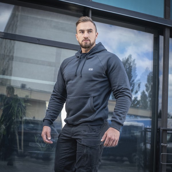 Кофта M-Tac Hoodie Cotton Raglan Dark Navy Blue - 3569522 Кофта M-Tac Hoodie Cotton Raglan Dark Navy Blue - 3569522