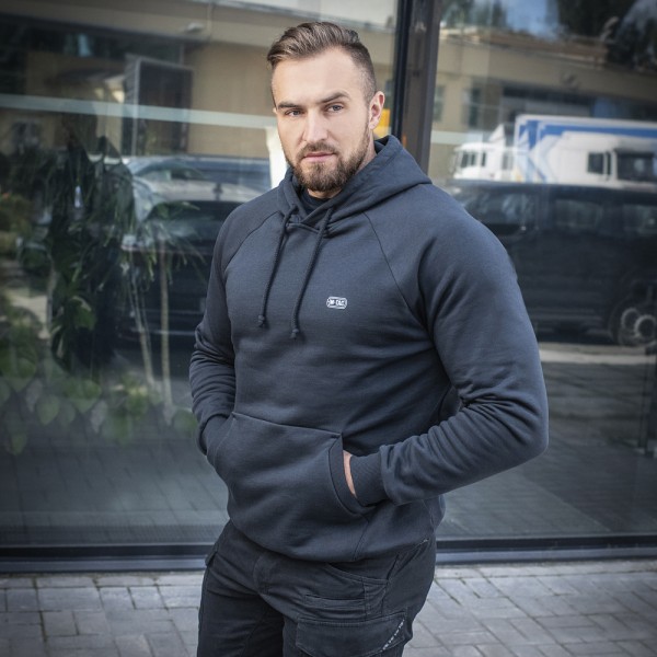 Кофта M-Tac Hoodie Cotton Raglan Dark Navy Blue - 3569522 Кофта M-Tac Hoodie Cotton Raglan Dark Navy Blue - 3569522