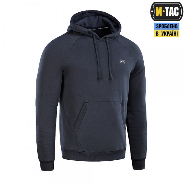 Кофта M-Tac Hoodie Cotton Raglan Dark Navy Blue - 3569522 Кофта M-Tac Hoodie Cotton Raglan Dark Navy Blue - 3569522