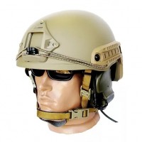 Кевларовая каска FAST фаст Coyote Tan