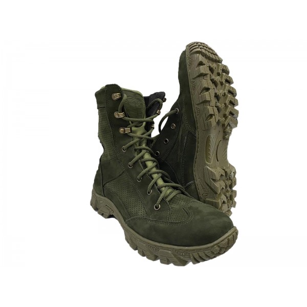 Берці літні перфоровані Pancer Олива - 3568618