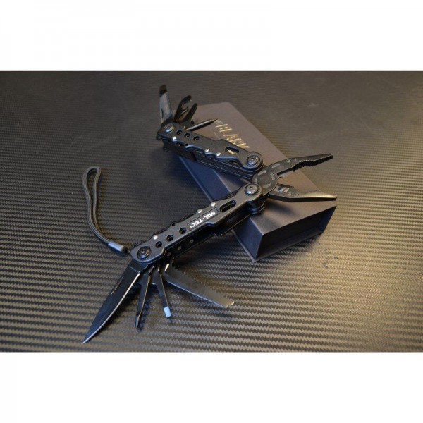 Мультитул карманный на 9 инструментов (11х4.5х2.5 см) Mil-Tec Германия Черный - 3555613 Мультитул карманный на 9 инструментов (11х4.5х2.5 см) Mil-Tec Германия Черный - 3555613