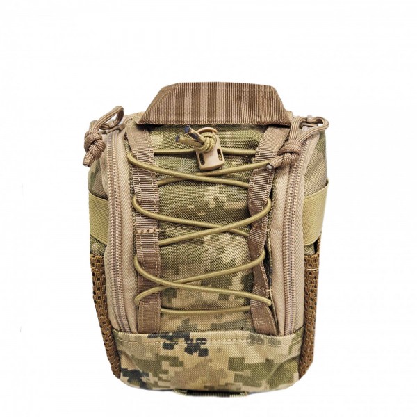 Подсумок универсальный ANT-WS (+крепеж на бедро) Warrior Spirit Пиксель - 3576541