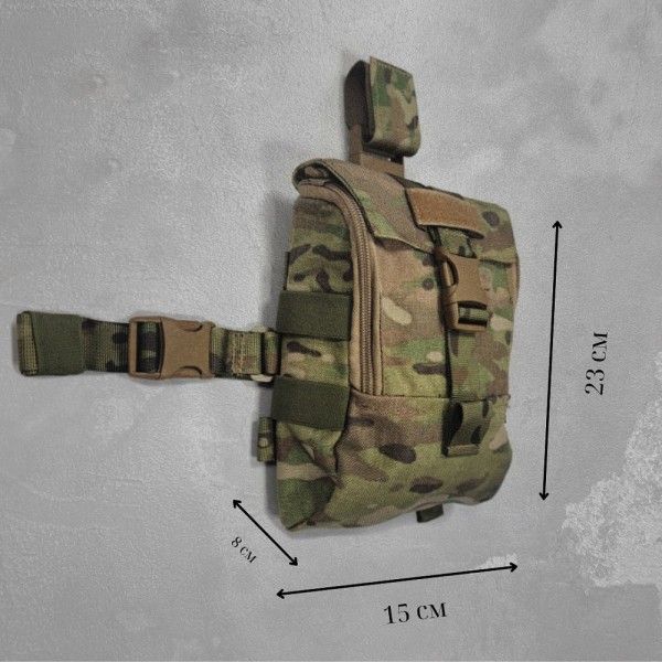 Подсумок тактический универсальный Warrior Spirit ANT-WS 2.0 Мультикам - 3576540 Подсумок тактический универсальный Warrior Spirit ANT-WS 2.0 Мультикам - 3576540