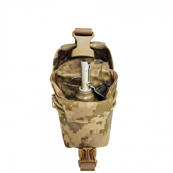 Підсумок тактичний під гранату закритий Warrior Spirit G-WS Піксель - 3576535