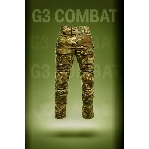 Боевые штаны G3 Combat Pants с наколенниками мультикам Pancer - 3576524