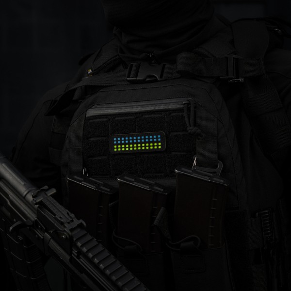 M-Tac нашивка флаг Украины 25х80 Laser Cut Black/Yellow/Blue/GID - 51496902