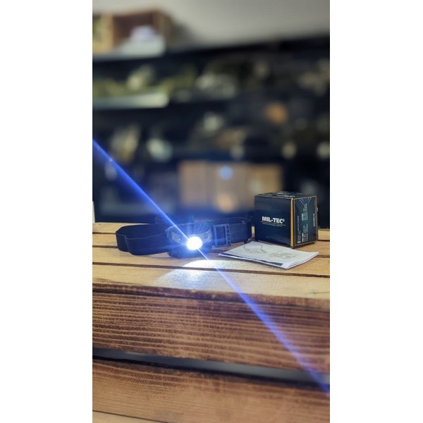 Ліхтарик тактичний налобний з червоним і білим світлом Mil-Tec Німеччина - 3576390