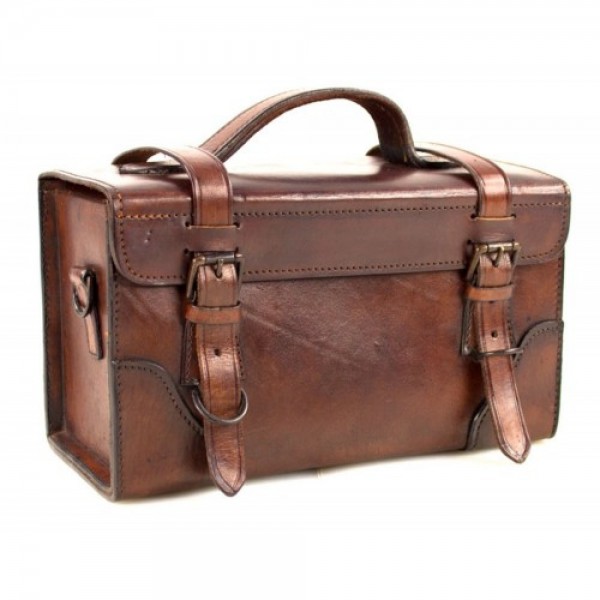 Сумка кожаная военная с плечевым ремнем Mil-Tec Германия - 3576378