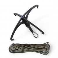 Крюк (Кошка) "ПДР" + карабин 6мм + шнур олива 20м 4мм