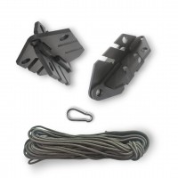 Крюк (Кошка) "Бочка" + карабин 6мм + шнур олива 20м 4мм