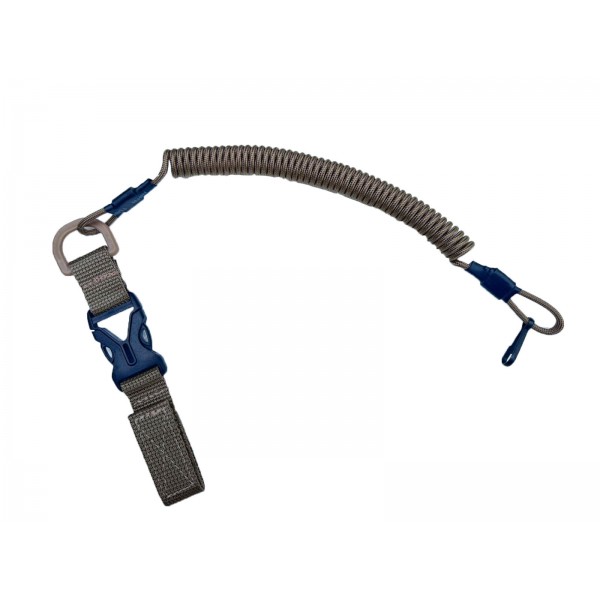 Страховочный тренчик быстросъемный с карабином и креплением на пояс Койот - 3576257