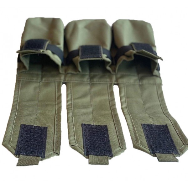 Підсумок потрійний для магазинів АК закритий з MOLLE олива МК - 3573922 Підсумок потрійний для магазинів АК закритий з MOLLE олива МК - 3573922