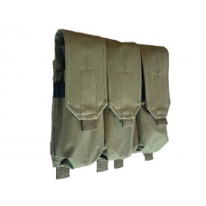Підсумок потрійний для магазинів АК закритий з MOLLE олива МК