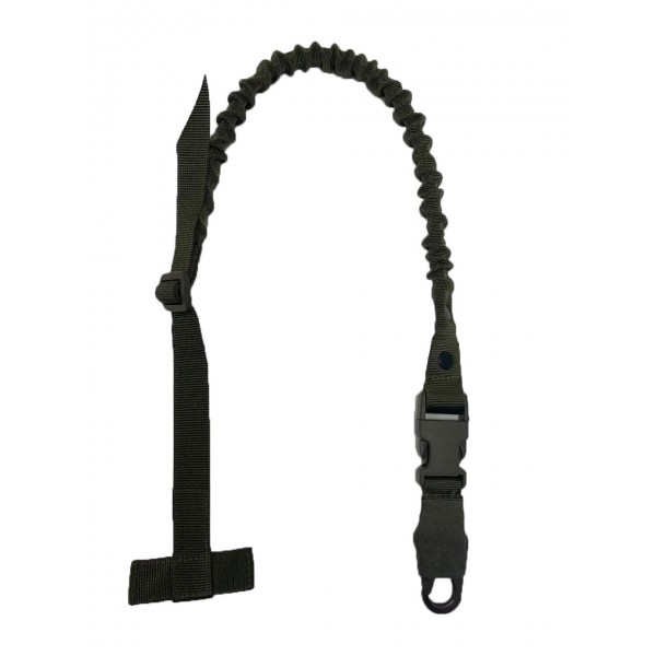 Ремінь одноточковий з кріпленням до плітоносці uaBRONIK Олива - 3576190