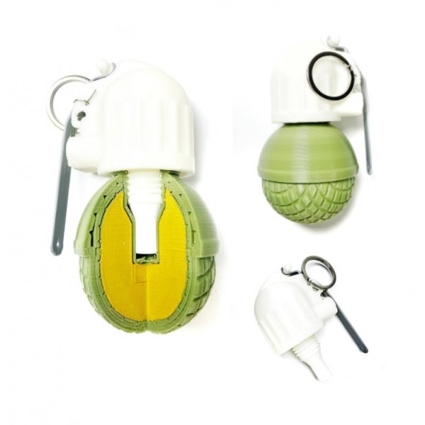 Ручная противопехотная оборонительная ударно-дистанционная граната "РГО" макет в разрезе - 3576139