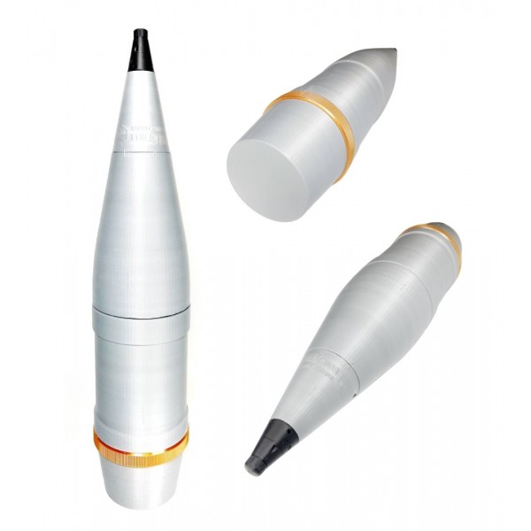 Артиллерийский осколочно-фугасный снаряд "ОФ-25" макет - 3576131