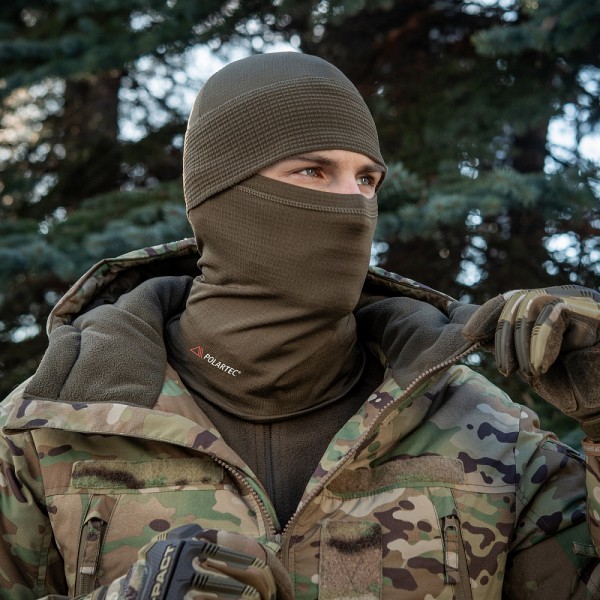 M-Tac шарф-труба Polartec Power Grid Dark Olive - 40593048