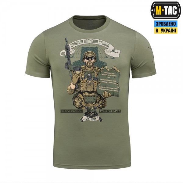 M-Tac футболка Заповеди стрелка Light Olive - 3576102 M-Tac футболка Заповеди стрелка Light Olive - 3576102
